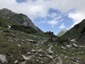 Wanderung vom Spullersee über die Ravensburger Hütte nach Zug_Aufstieg zur Hütte