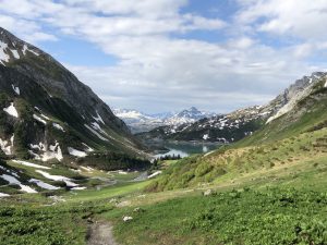 Wanderung vom Spullersee über die Ravensburger Hütte nach Zug_Blick zum Spullersee